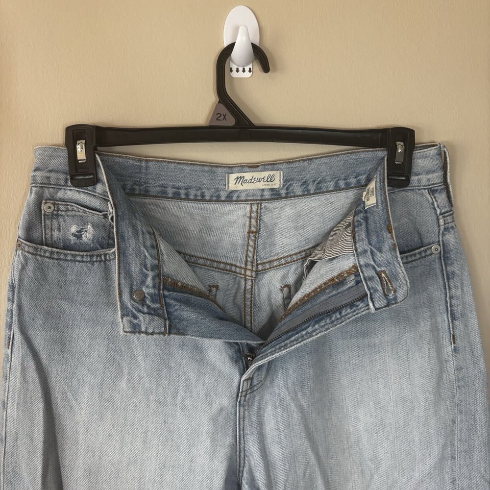 Madewell Jeans Womens 31(33) The Perfect Summer Jean Light Blue Cotton Denim - Picture 2 of 10